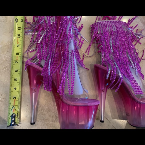 Pink Pleaser Boots Size 7 - Picture 5 of 6